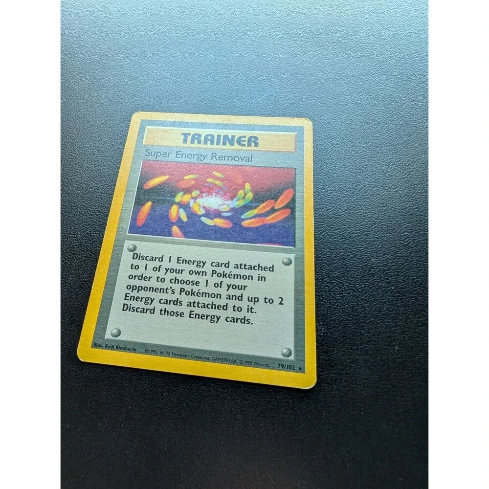Super Energy Removal 079/102 Base Set Regular rare pokemon card vintage